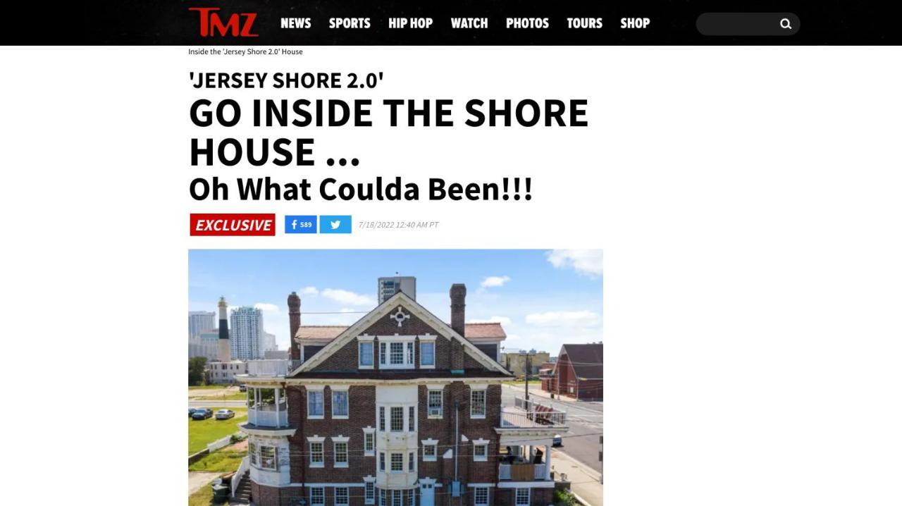 Grand Historic 8Br 6 5Ba Mansion Waterfront Decks Villa Atlantic City Exterior photo
